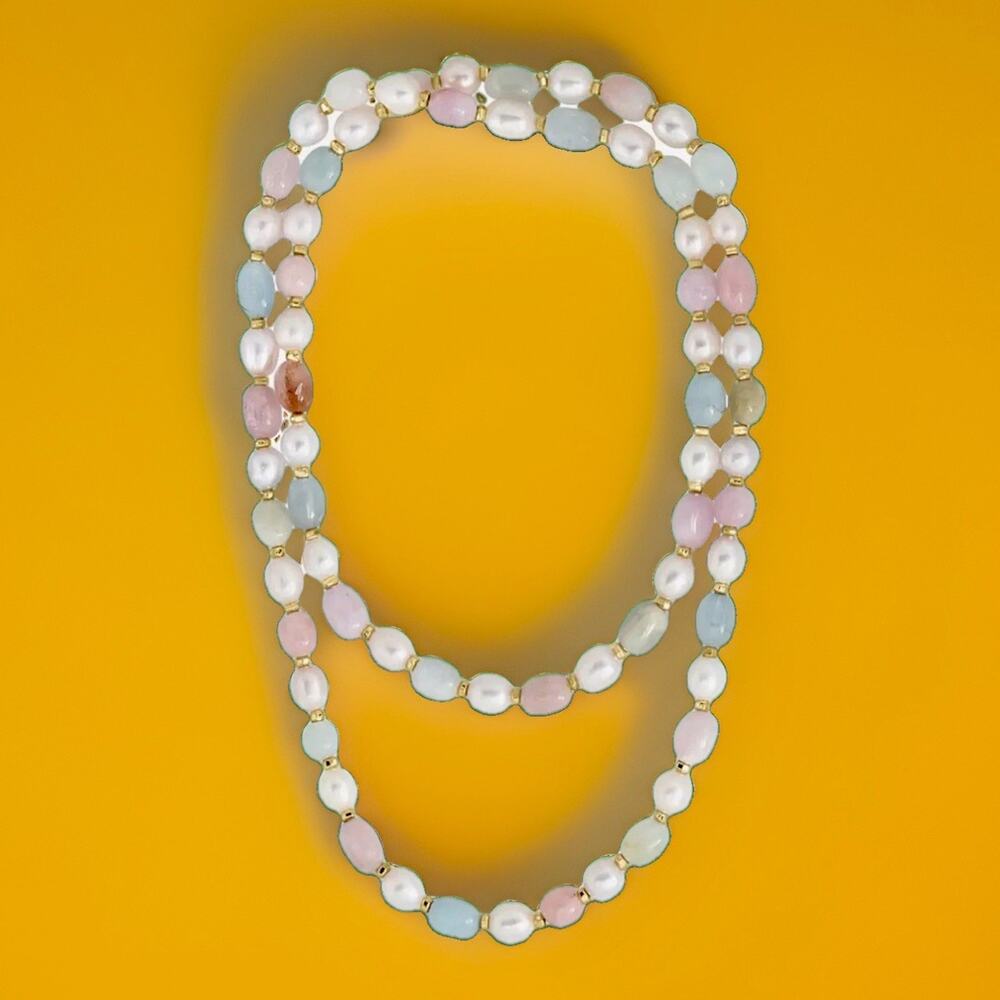 NEW! EFFY MULTICOLOR FRESHWATER PEARL NECKLACE / MSRP $1450/ A Great Gift !